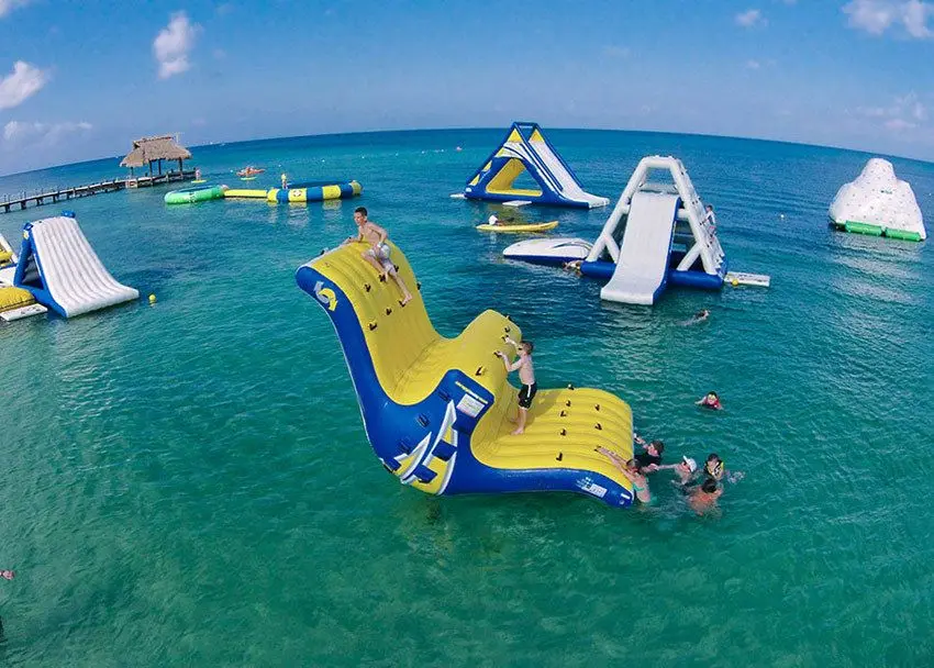High Quality Commercial Aqua Park Inflatable Floating Water Park Lake Inflatable Water Slides For Sale