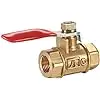 Ball valve switch valve 1 point 234 points copper pagoda heating pneumatic fast close long handle thickened full small valve