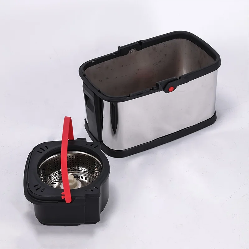 YS33 YOLO Wholesale Telescopic Spin Mop with Bucket Stainless Steel Microfiber Mops