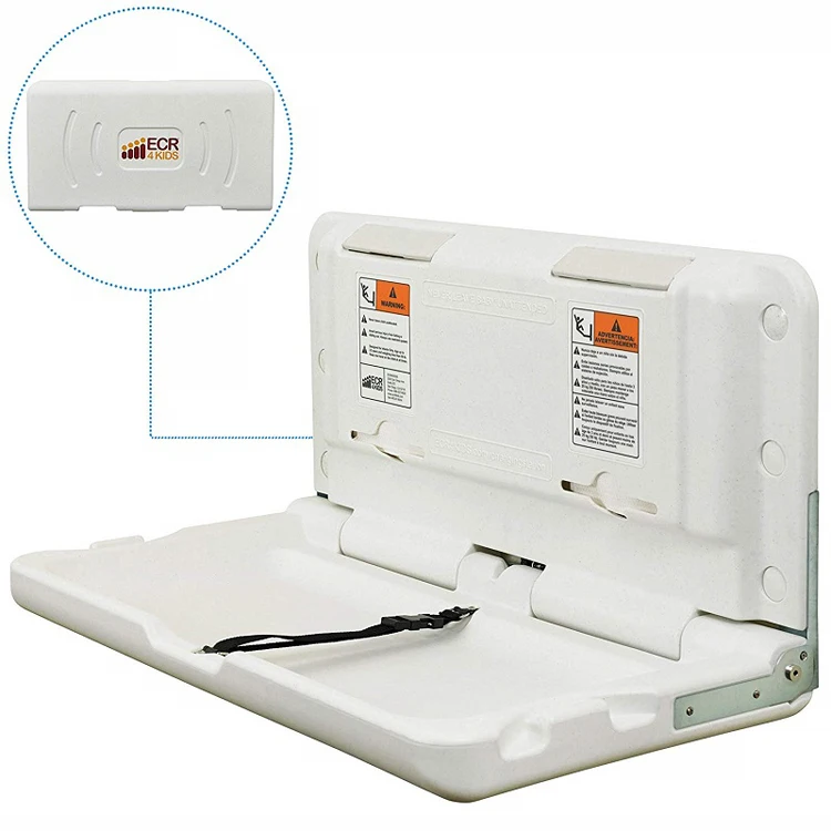 
Hospital foldable baby diaper basket changing station change table mat for baby wall mounted for parents taking care 