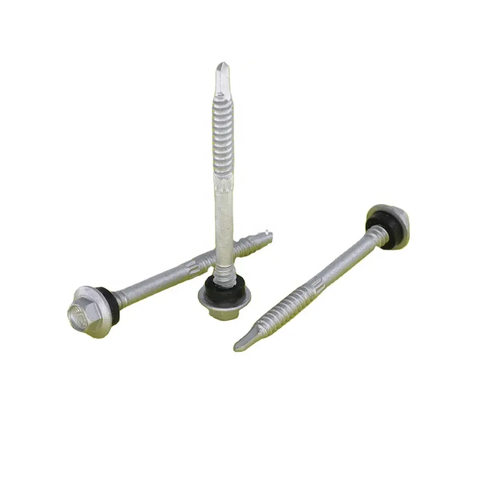 OEM/ODM m3-m12 шестиугольная большая шайба с двойным зубцом накатки сверла винт