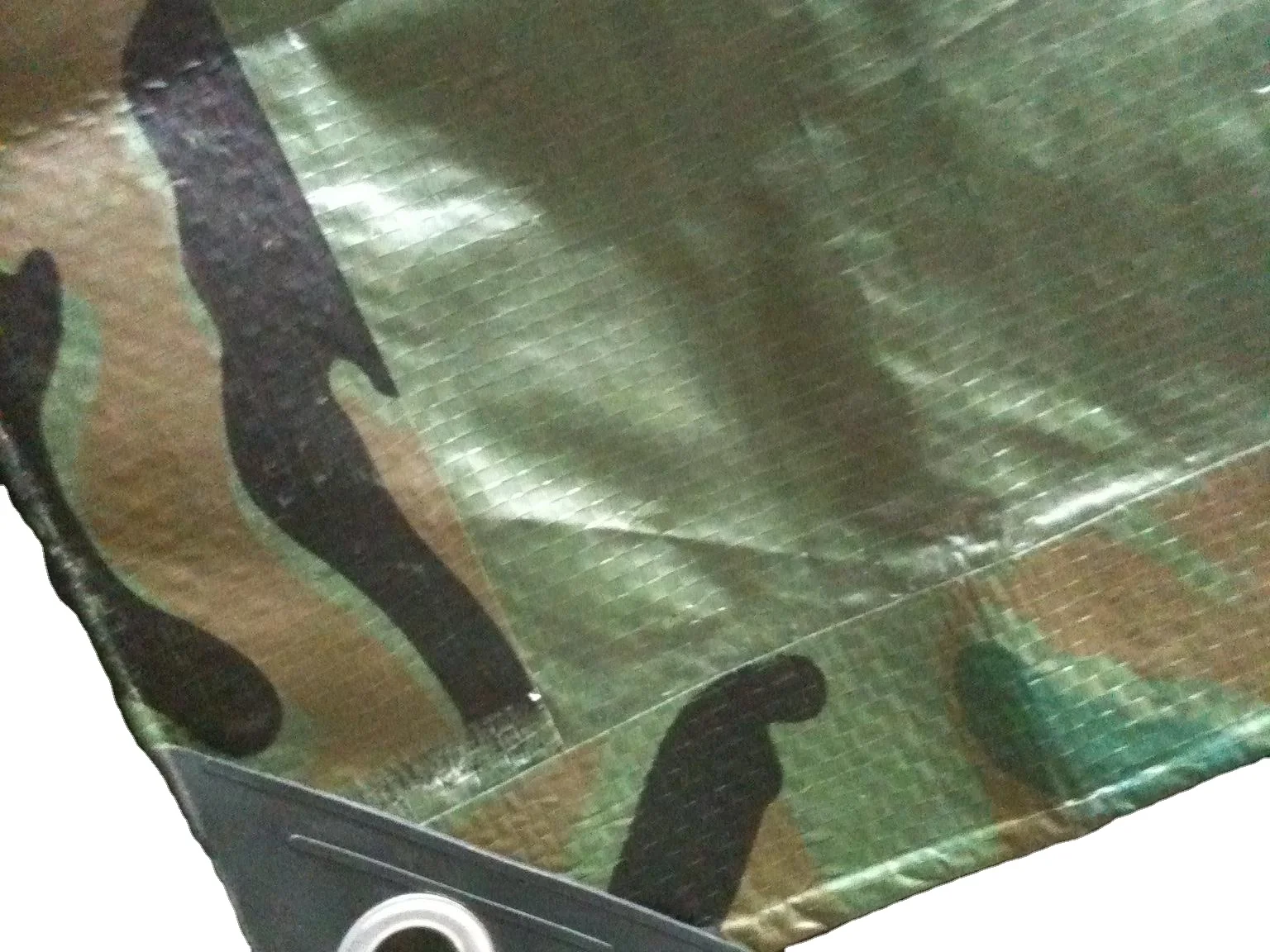 160gsm HDPE woven fabric waterproof Green PE tarpaulin