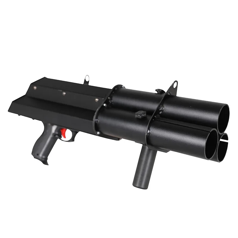Stage Light Machine Blaster Jet Gun Cannon Tree Heads CO2 Confetti Gun For Party/DJ/Wedding/Celebration Etc LED Jet Machine