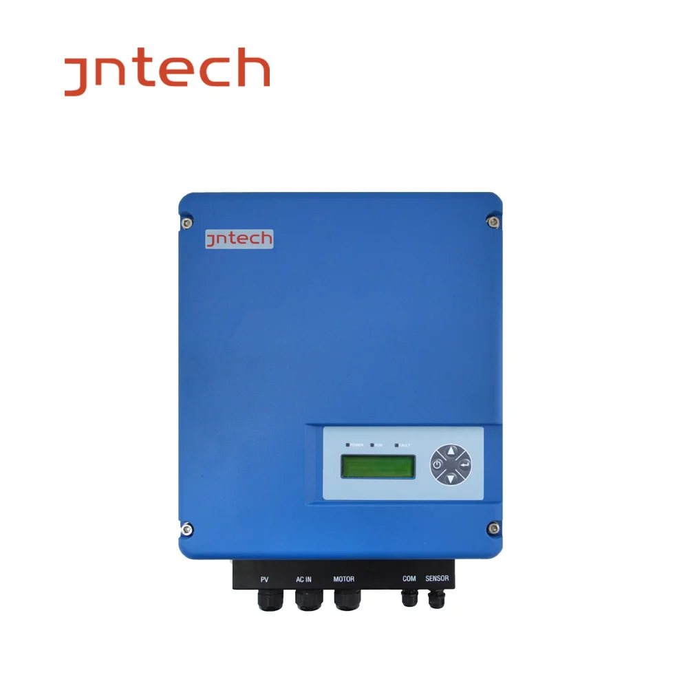 Jntech Оптовая эффективность IP65 0-50/60 Гц MPPT 0 55 кВт трехфазный гибридный солнечный насос