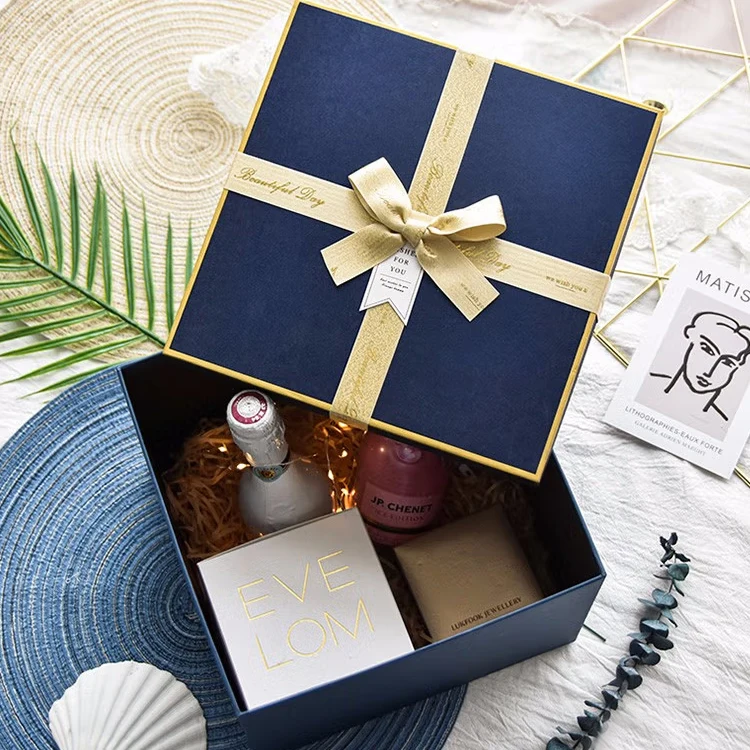 Fashion China Cardboard Paper Champagne Wine Packaging Luxury Custom Candle Jar With Lid And Gift Box