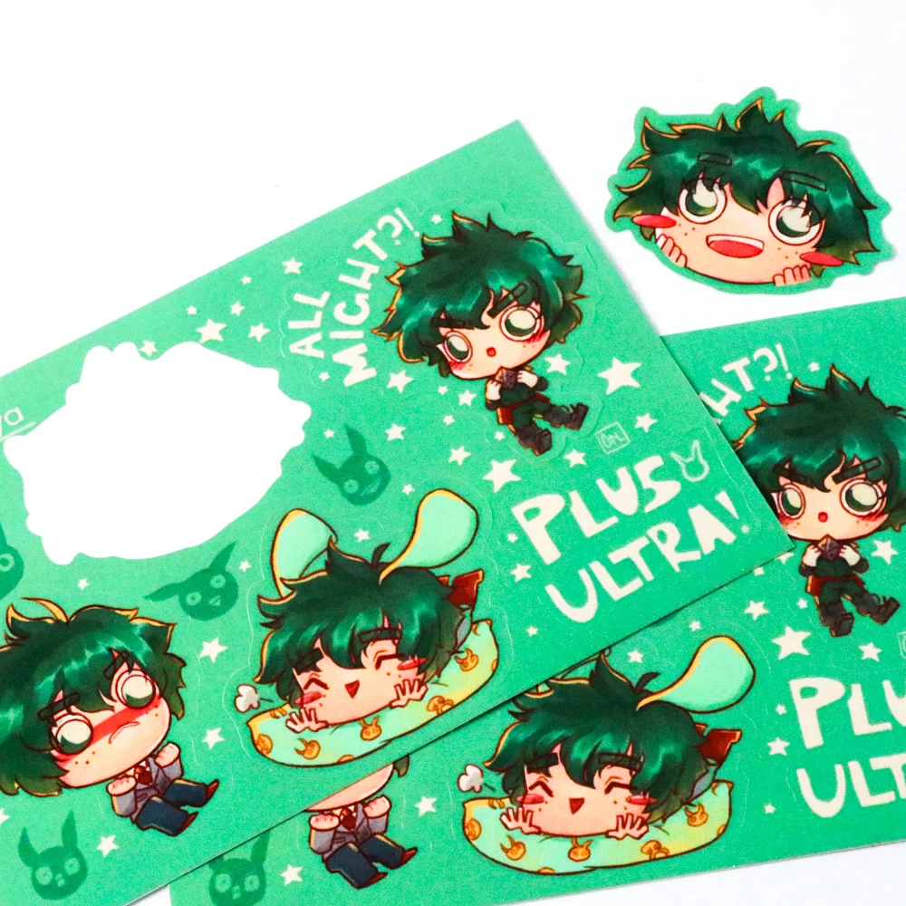 
Custom Design Matte Finish Waterproof Kiss Cut Stickers Sheet 
