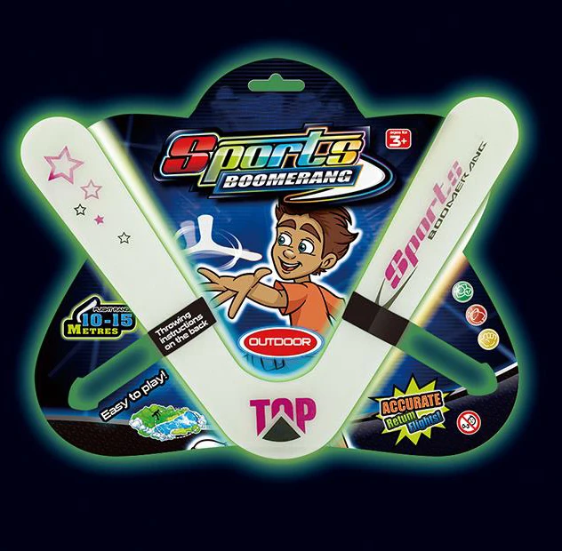 Amazon Hot Sale Glow in Dark Flying Disc Throw Sport Game