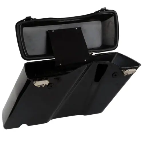 XINMATUO XF2906112-E Hard Saddle Bags Bag W/ Chrome Conversion Brackets For HARLEY DAVIDSON Softail