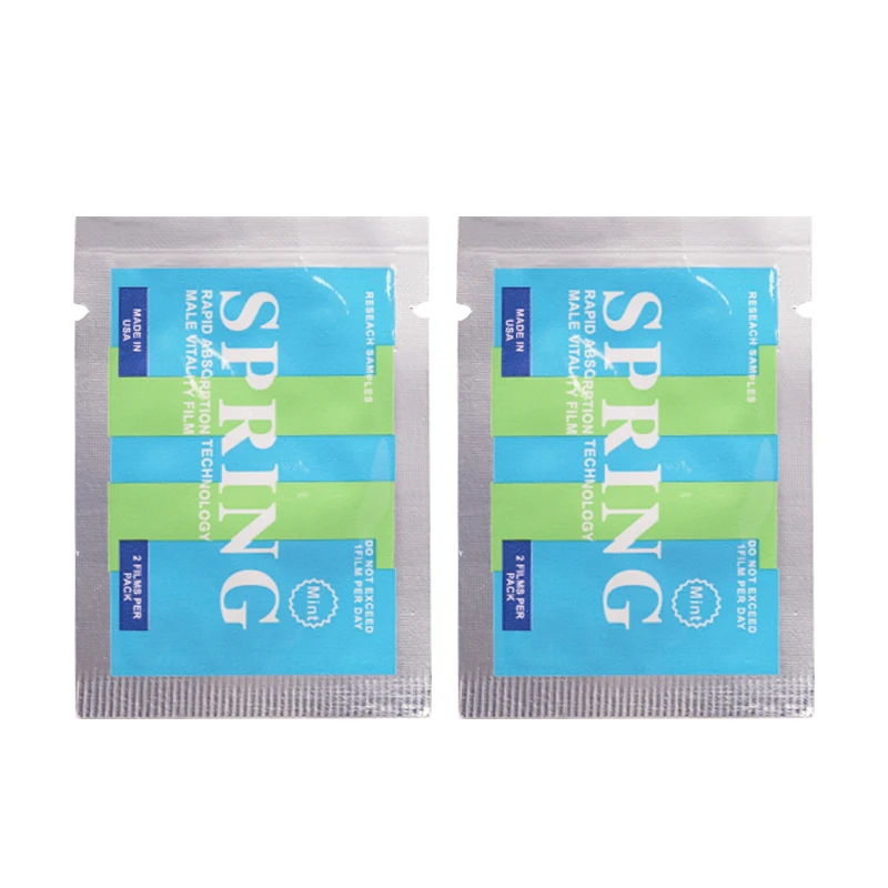 Factory Price Sex Pill Herbal Supplement Energy Power Support Penis Enlargement Mint Film Wig Box Packaging