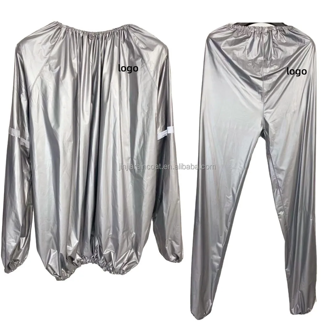hot selling sauna suit PVC men running sweat suit GYM exercise fitness clothes sauna suit for men