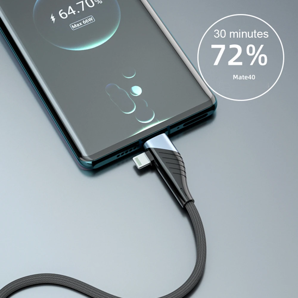  PD20W QC2.0 QC3.0 телефон разъемом спецификации usb type-c с разными условиями освещения кабель для быстрой зарядки и передачи данных типа c lightning