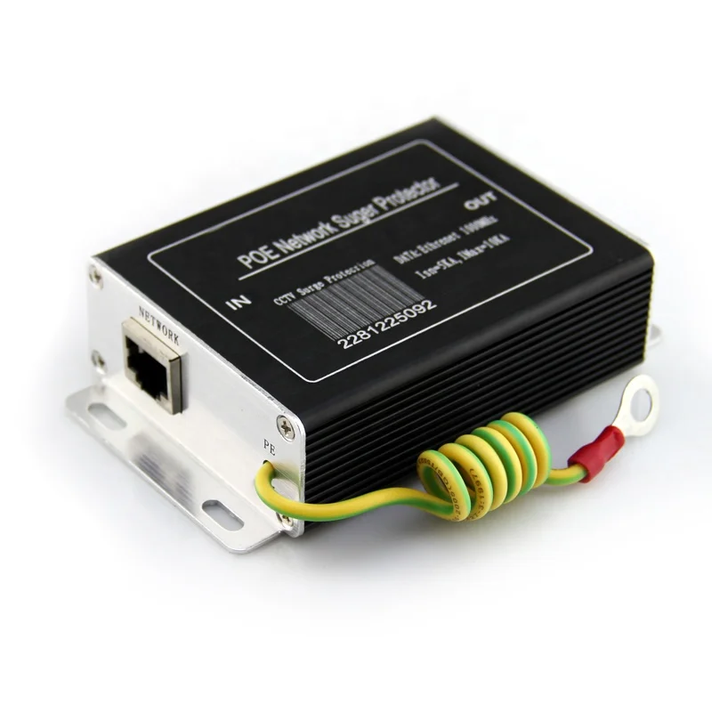 Gigabit 1000mbps surge protector device of POE for net working SPD