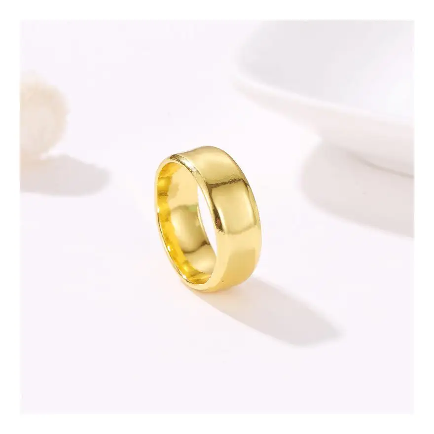 
 Простые серебряные кольца с перекрестными границами для мужчин, Классические парные кольца с хвостом, широкий диапазон глянцевых мужских и женских волос  