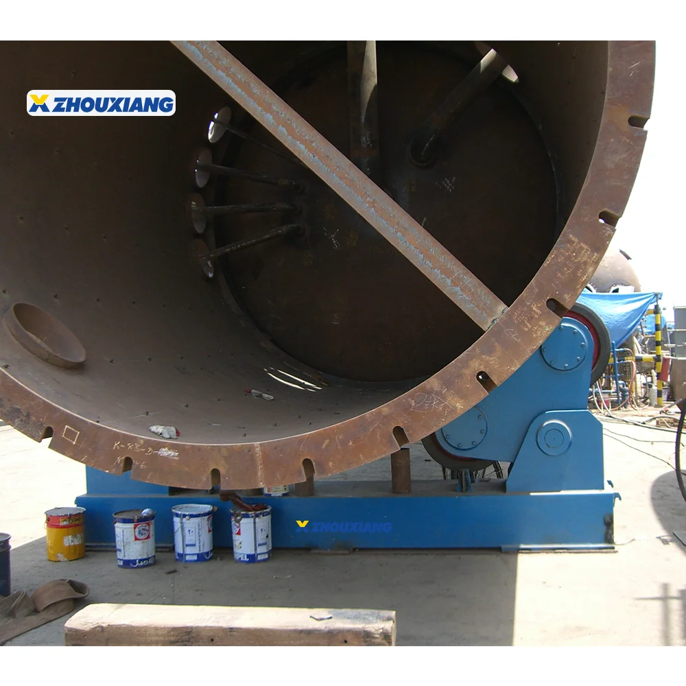 Large Tank Pressure Vessel Industry Adjustable 40 Ton Welding Pipe Rotator