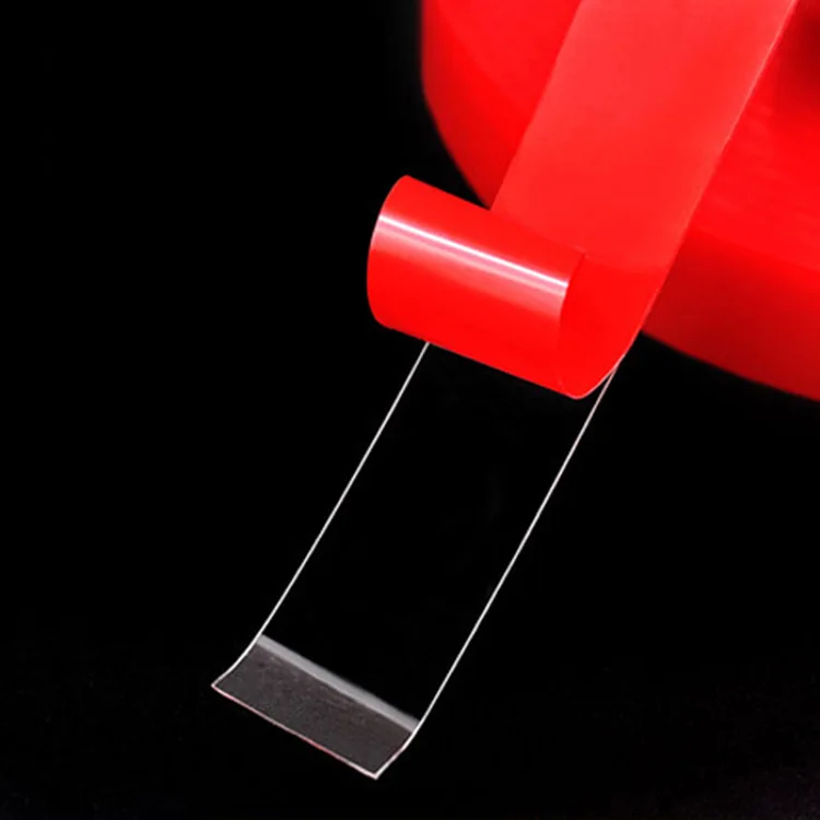 Custom High Adhesive Nano Tape Adhesive Red Double-sided Acrylic Foam Tape