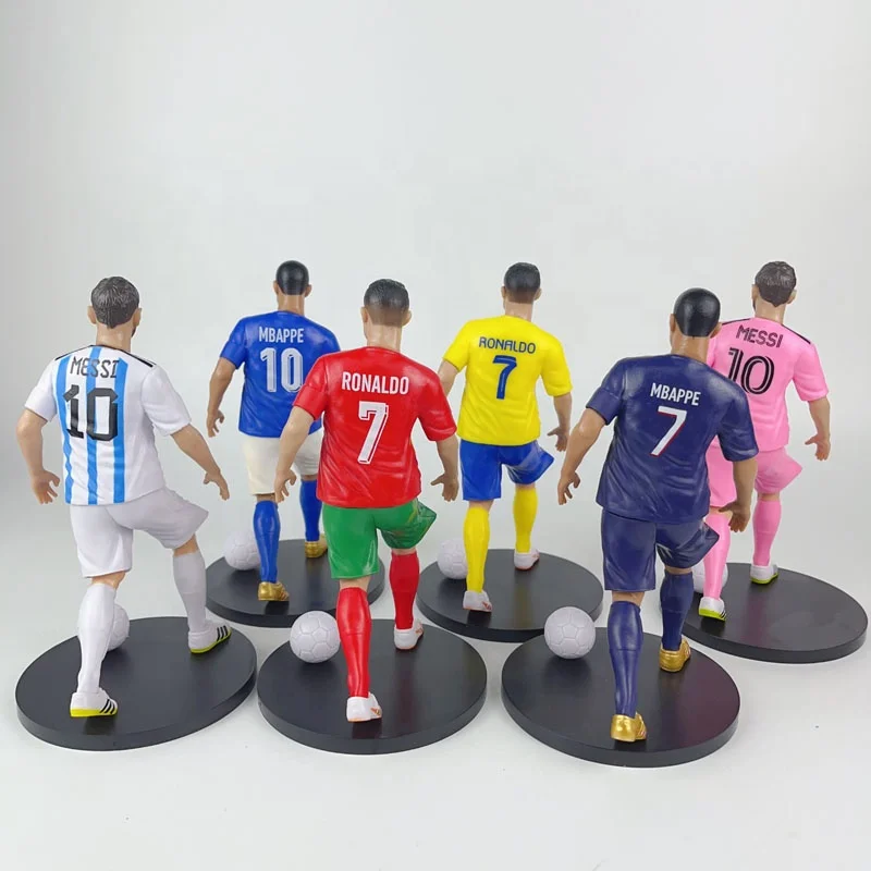 Neymar Ronaldo Messi Football Star Statue Home Decoration Soccer Gift Souvenir Collectable s Figures