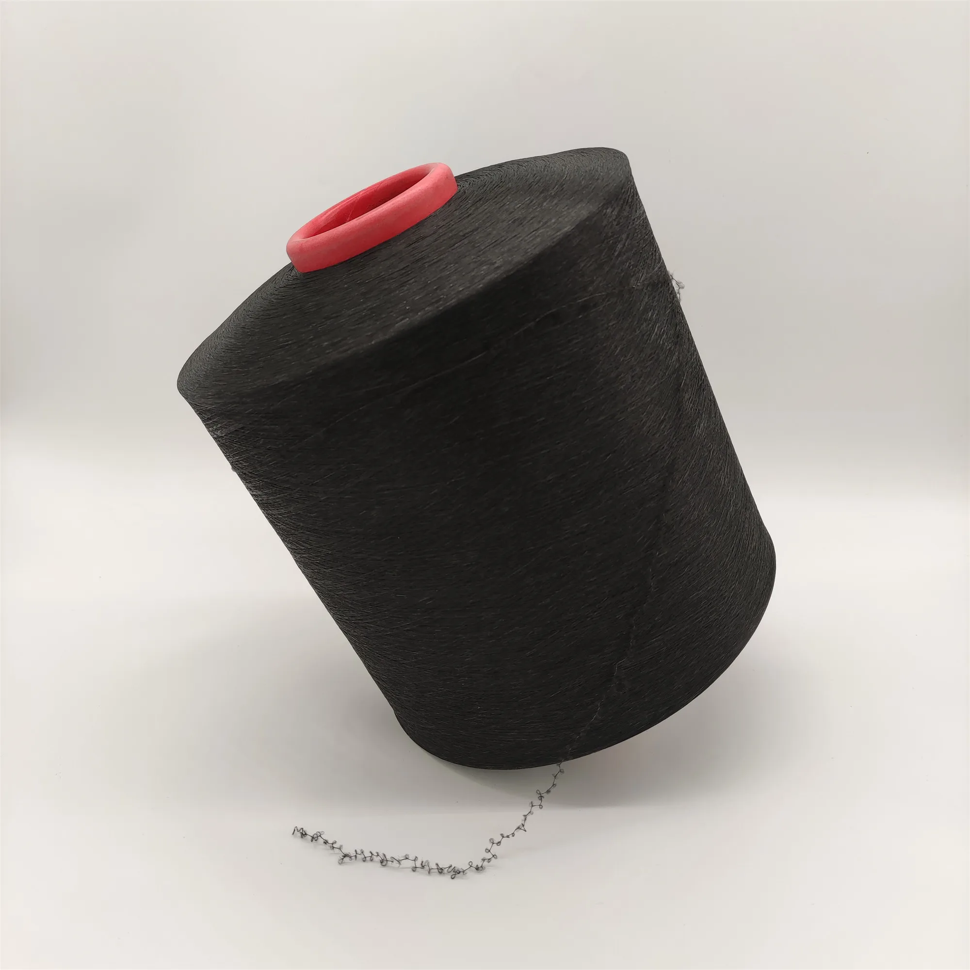 Cheap price black air covered nylon yarn 40/70 ACY for weaving knitting