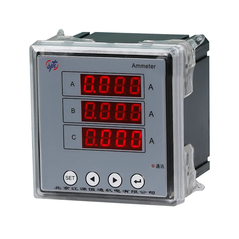 Multiple functions Long Life and High Voltage Intelligent Ac Three-Phase Ammeter Led Display Digital Panel Ac Voltmeter