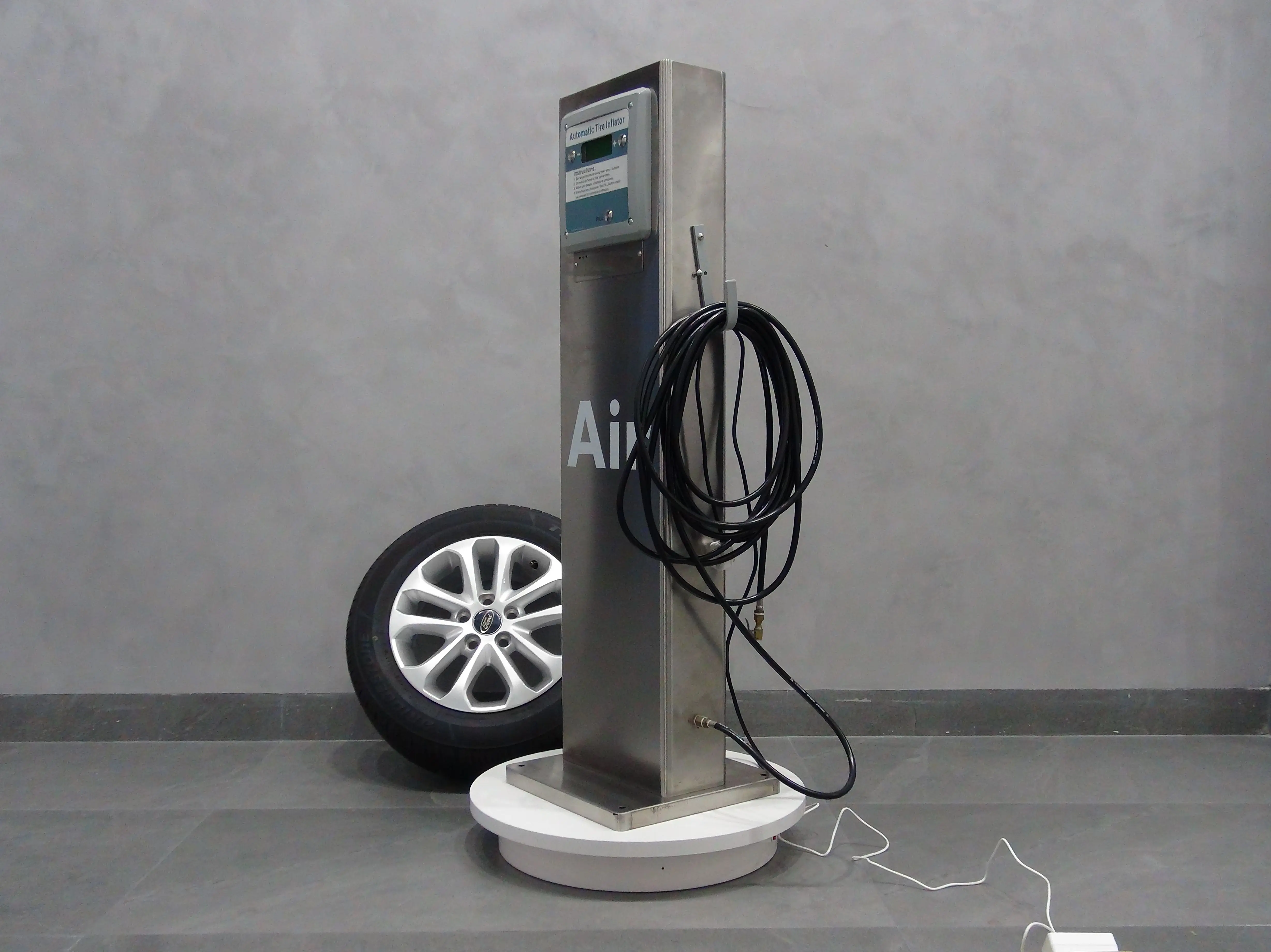 G5 Automatic Tire Inflator For Bus Gas Station Air Pumps Tyers Fuel for Cars IP66 Outdoor For Car Truck Tires Inflation Machine