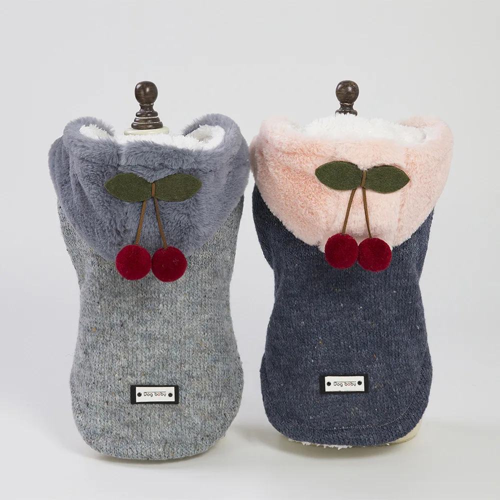 Wholesale Good Quality Pet Dog Warm Comfortable Thick Coat Cheap Autumn Winter Two-legs Clothes