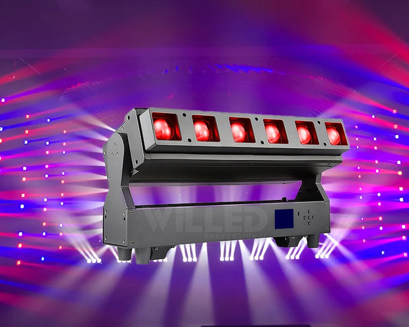 Beam Moving Head Light Dmx Matrix Rgbw Pixel 6x40w beam Zoom Wash Led Bar lights