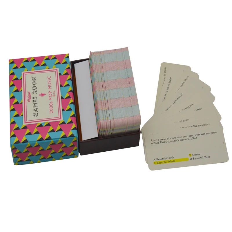 2025 профессиональный производитель карточных игр с графической печатью в Шэньчжэне