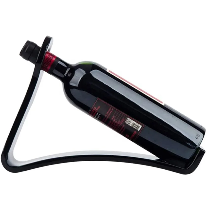 Top Wine Display Stand Single Bottle Acrylic Wine Rack Wine Glass Holder Counter