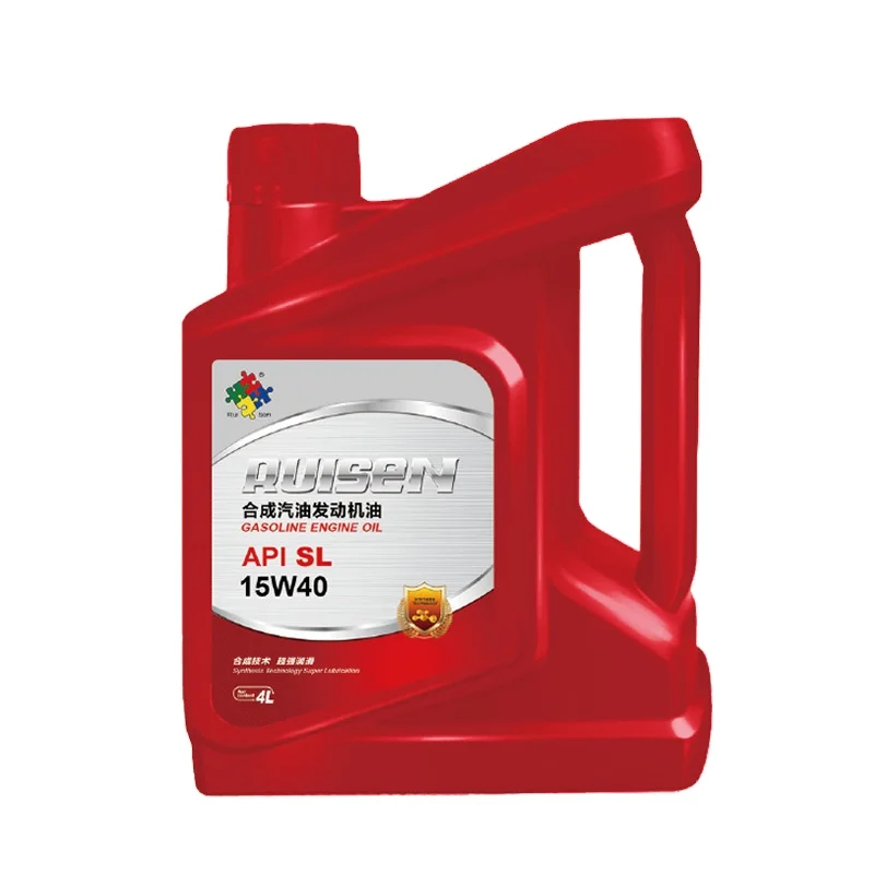  Ruisen API-SL15w40 synthetic gasoline engine oil automobile lubricant brand manufacturers sell at low