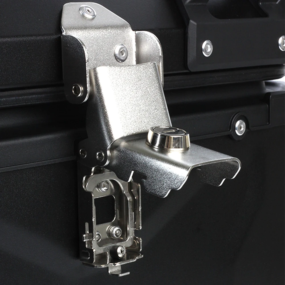 Алюминиевый сплав 1,5 мм пластина мотоциклетный водонепроницаемый быстроразъемный верхний ящик задний багажник Задняя стойка чехол для шлема