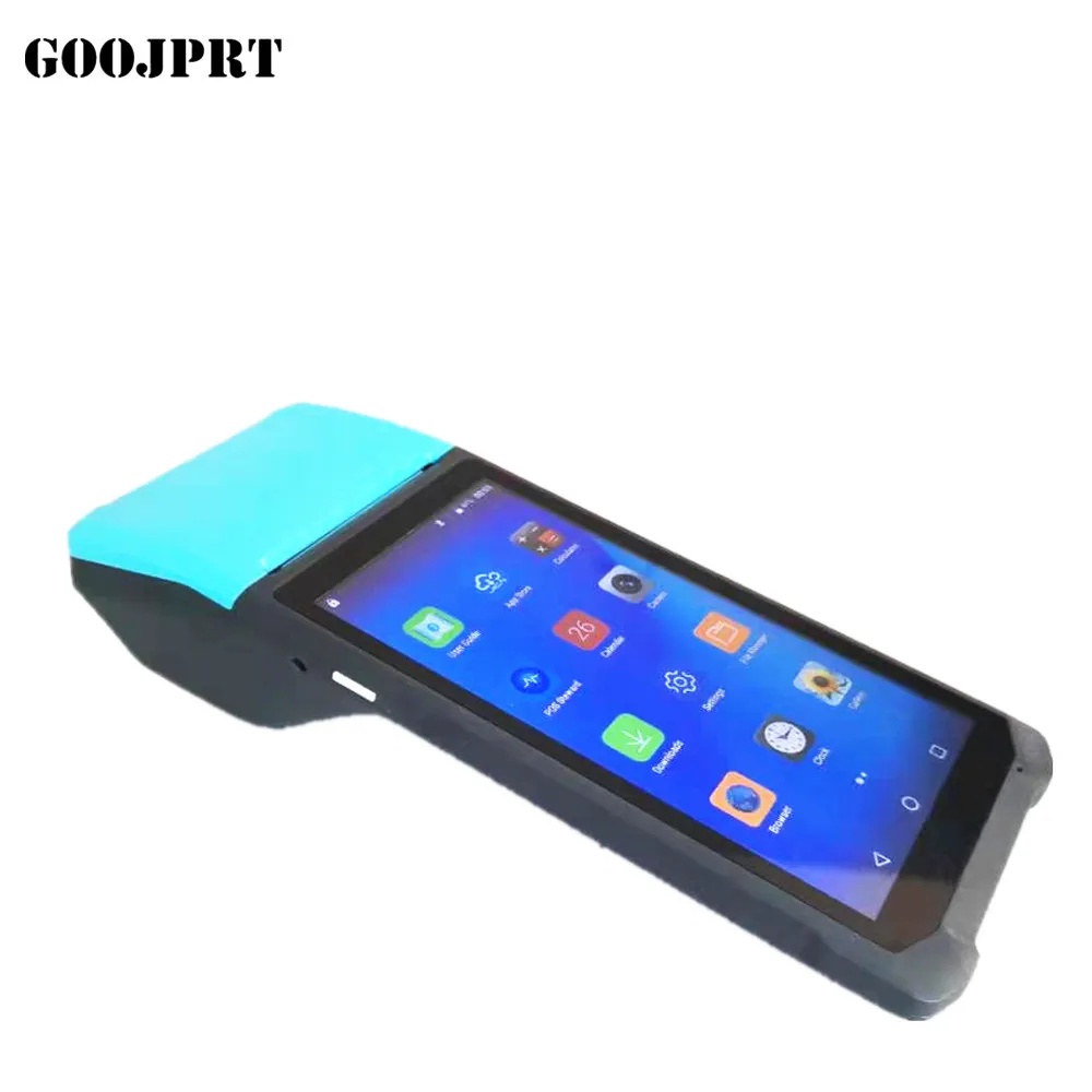  JP-Q2 3G WCDMA WiFi Android Ручной КПК со встроенным мобильным термальным принтером NFC RFID кардридер мобильный термопринтер считыватель