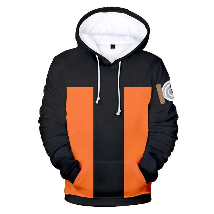 Clothes Man Sweatshirt 3d Print Anime Cosplay Narutoed Hoodie With Kangaroo Pocket