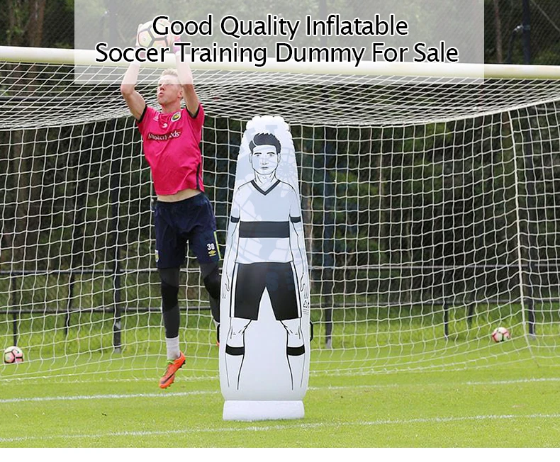 1.75m PVC Inflatable Soccer Training Mannequins/Football Sport Keeper Dummy For Training Equipment