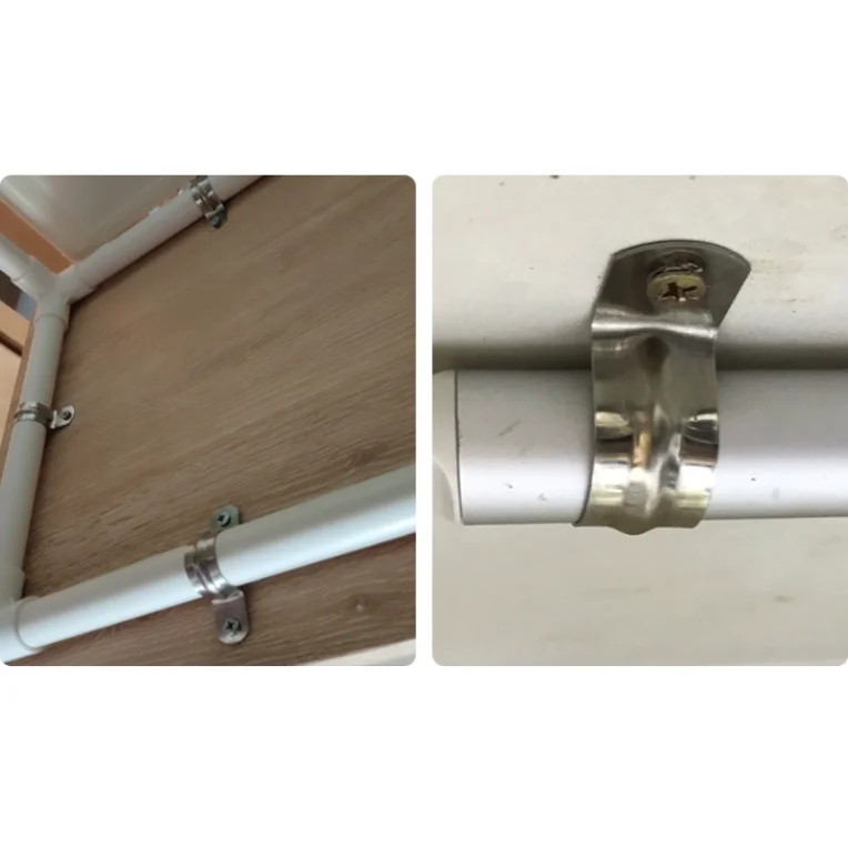 Galvanized saddle clamp fixed hydraulic clamp thickened U-buckle clamp