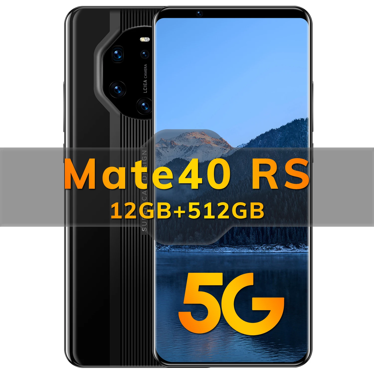  Самые дешевые телефоны глобальная версия оригинальные мобильные Mate40 RS 5G мобильный телефон на базе Android 10 6 1 дюйма сотовые 12 + 512 ГБ две Sim-карты 4800 мАч 16
