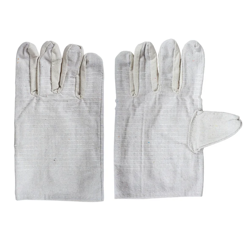 
Our factory directly wholesale welding short ash thickened leather welding wear-resistant and heat-resistant gloves 