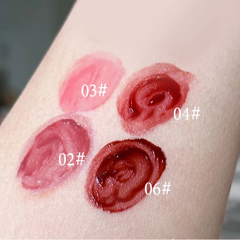 HERORANGE ODM Clear Moisturizing and Hydrating Holding Makeup Non Stick Cup Mirror Lip Gloss