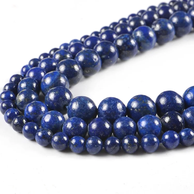 Natural stone beads strand factory direct wholesale loose customize lapis lazuli
