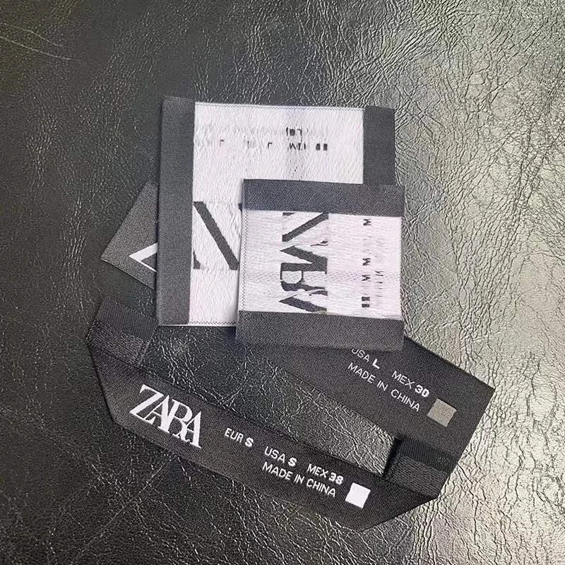 White Label Washable Clothing Neck Screen Garment Label Price Tag Clothing Label For Garments