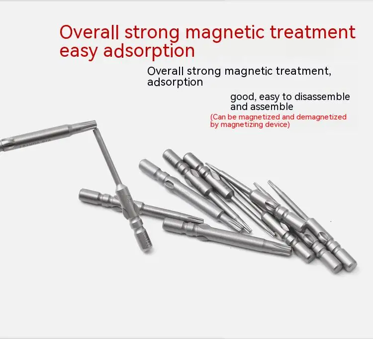 Manufacturers 4MM electric screwdriver Hexagonal star screwdriver head torx screwdriver bit High strength s2 with magnetic