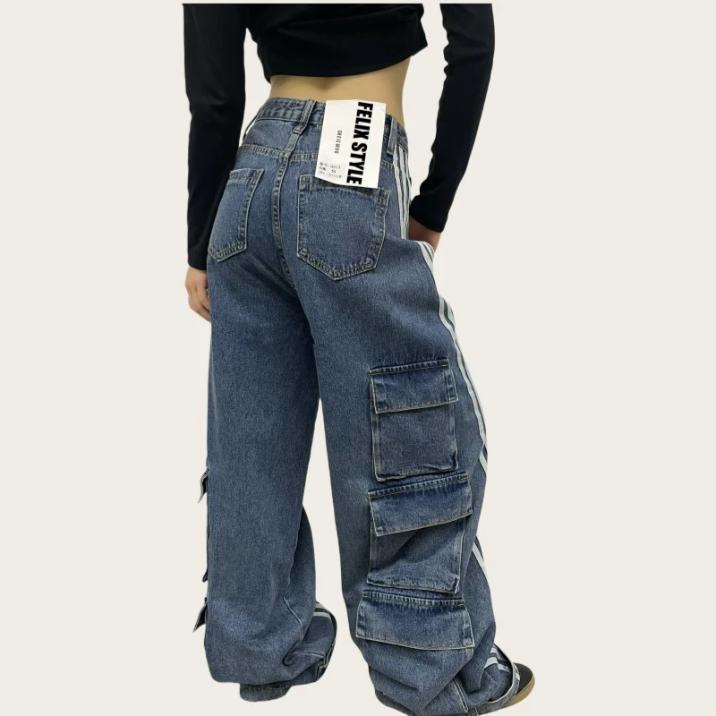 Manufacturer Wholesale women fashion pants Quality Guarantee ladies smart casual pants baggy jeans for girls