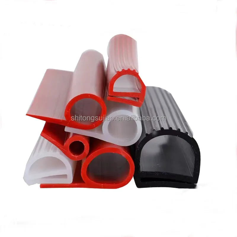 Customize Waterproof T-shape V-shape Extrusion Rubber Sealing Strip For Solar Photovoltaic Panel Rubber Gasket