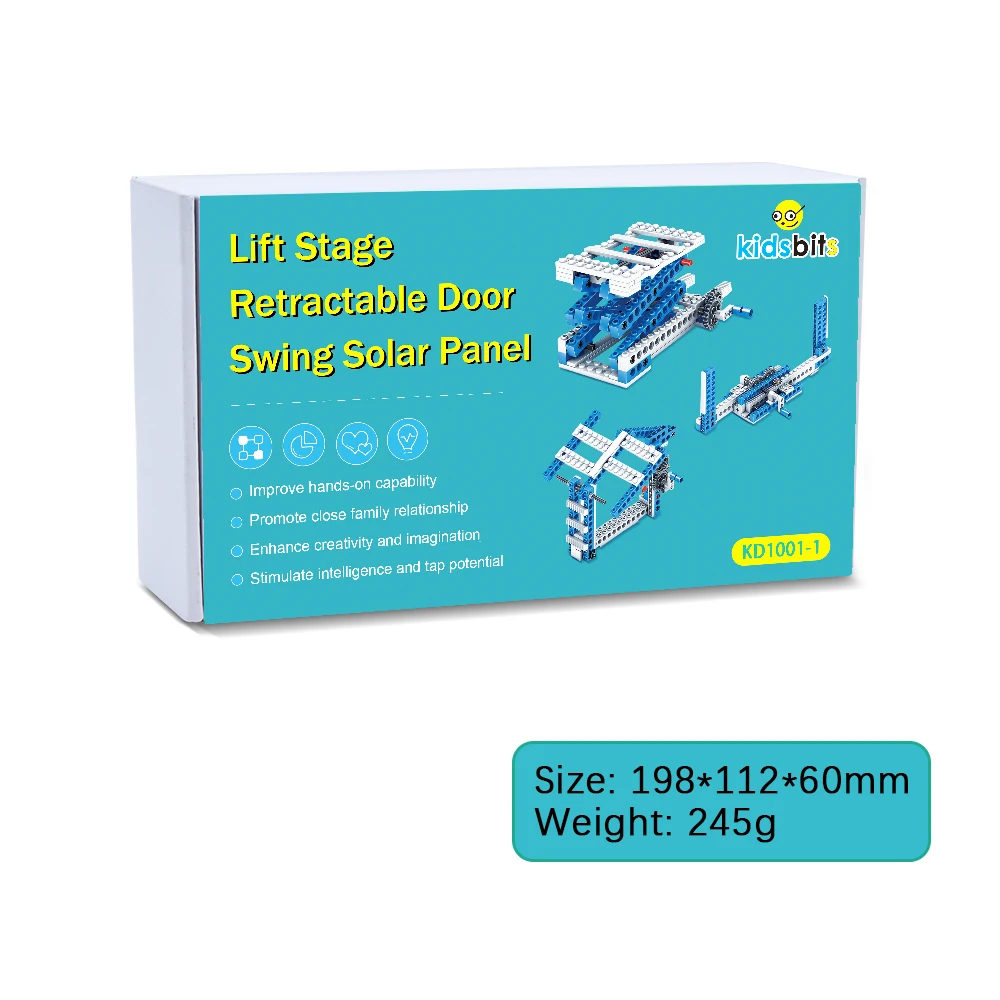 Kidsbits 3 in 1Technology Assembled Building STEM Blocks STEM Siege Car Series Compatible With Lego Blocks