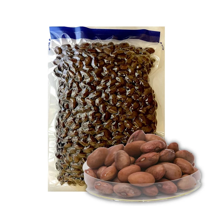 Manual small round red legume bean with delicious sweet flavor