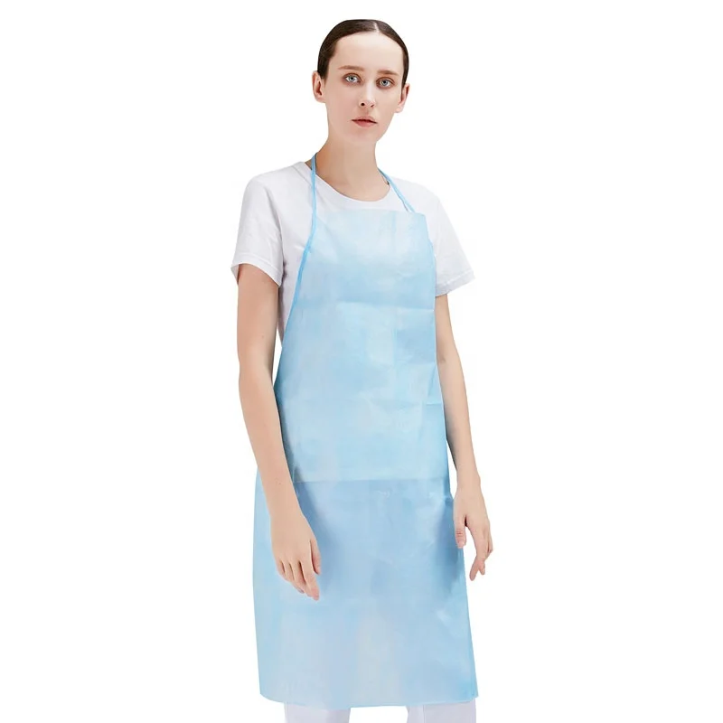 Non woven PP apron disposable aprons for food industry