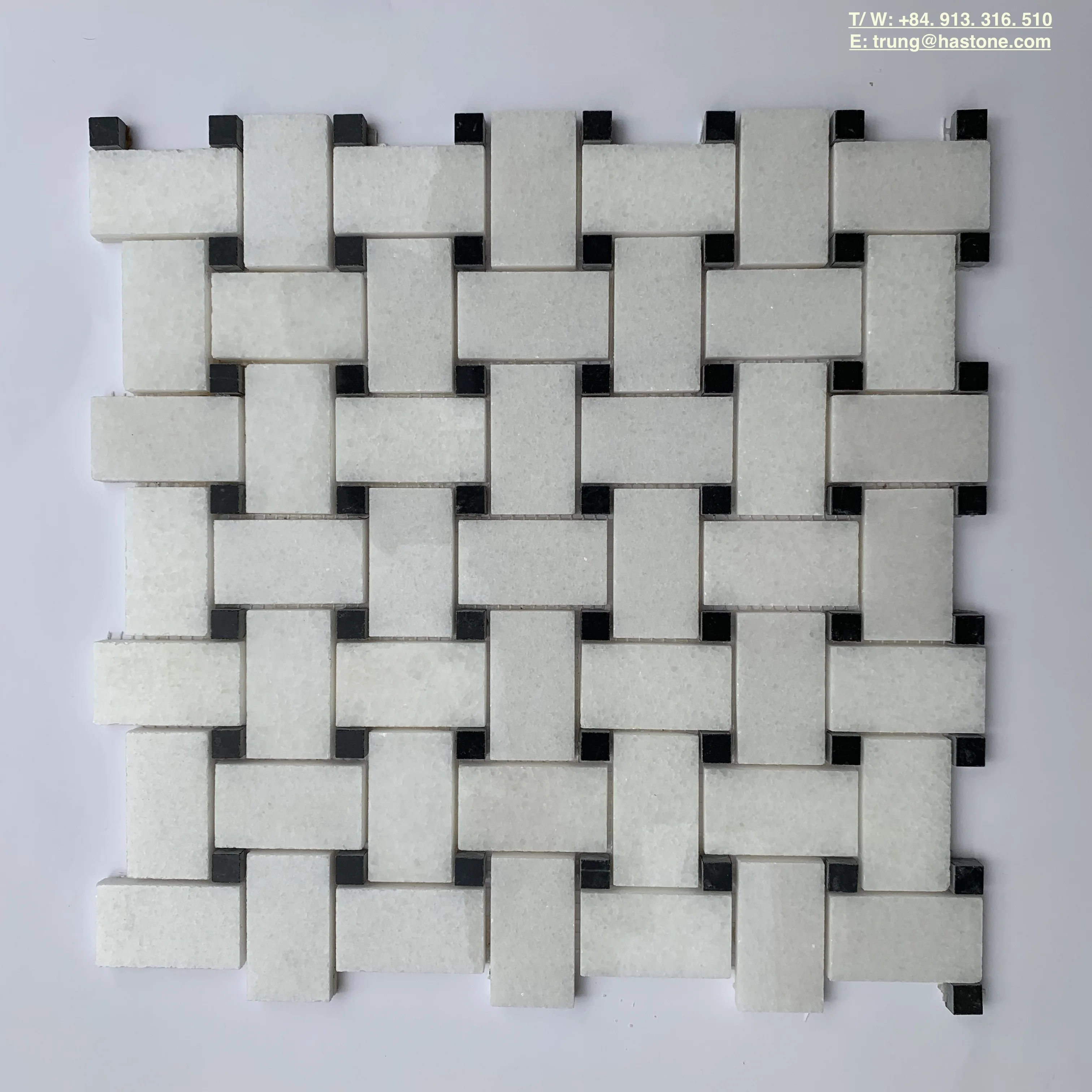 Modern Traditional Style Crystal White Glass Stone Mosaic Tile Polished Wall Pool Tile for Bathroom Decorations Interior Use