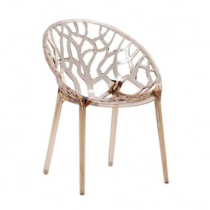 
 Прозрачное акриловое кресло с кристаллами в скандинавском стиле  