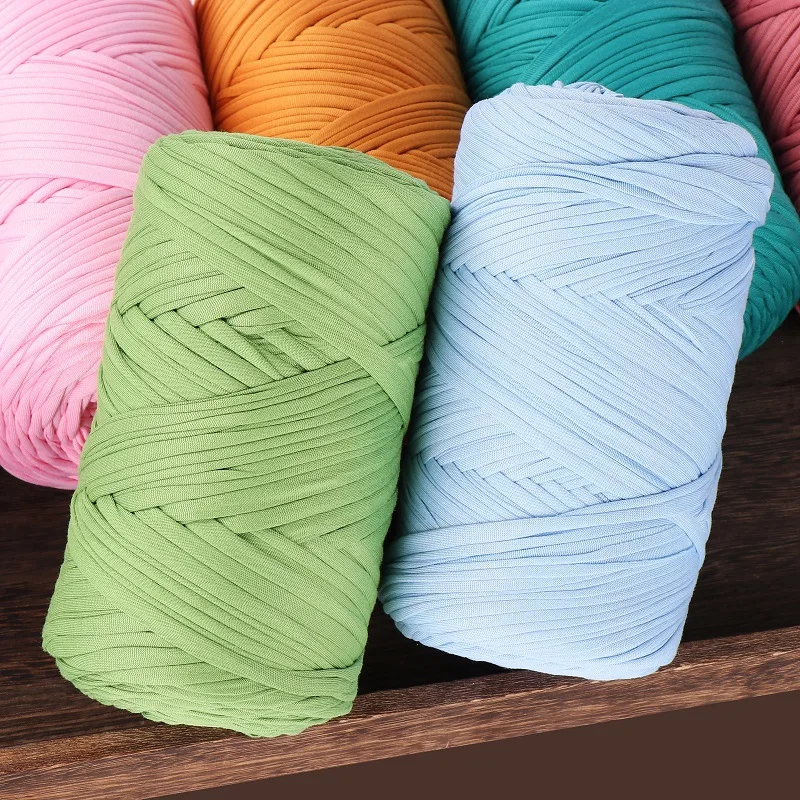 Genuine Quality 400 gramT-shirt Yarn Knitting Yarn Pure Polyester Yarn