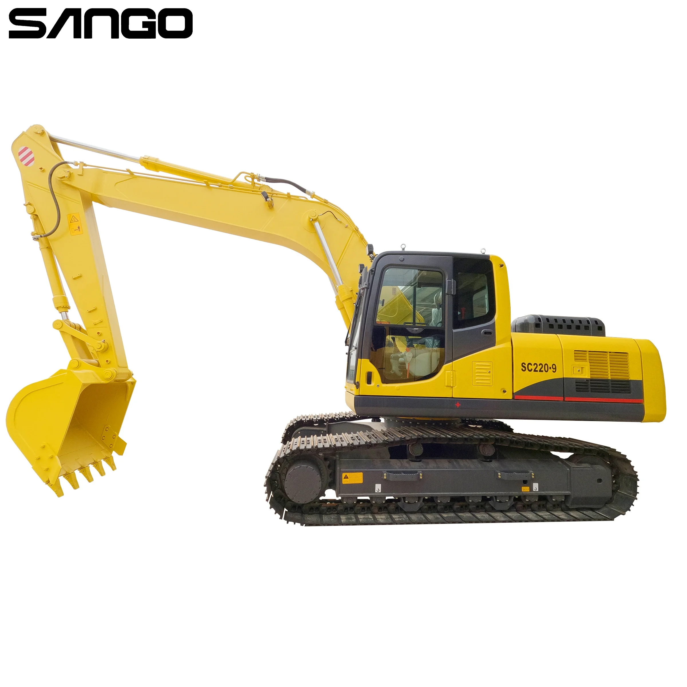 Heavy earth-moving machinery tunnel Factory Excavator 20 ton arm&hammer acens payload 80ton Digger Machine with breaker