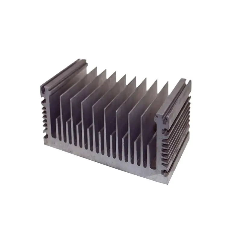 200mm 80mm 50mm cnc machining parts stamping pin fin heatsink square disipador de calor de aluminio