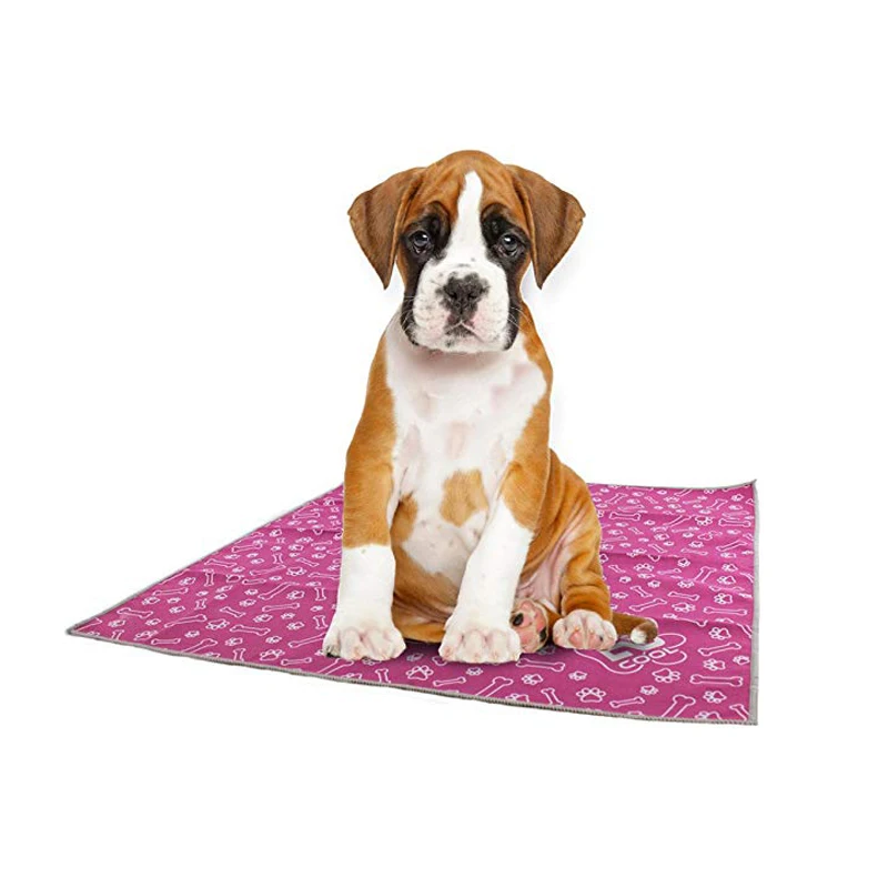 
 Оптовая продажа мягкое удобное полотенце для собак с логотипом, быстросохнущее охлаждающее слюнявчик для домашних животных  